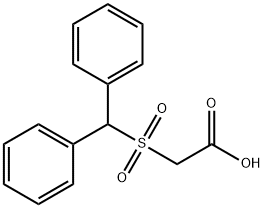 モダフィニルカルボキシラートスルホン 化学構造式