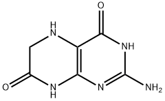 4,7(3H,6H)-Pteridinedione,2-amino-5,8-dihydro-(7CI,8CI,9CI) Struktur