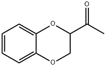 2,3-ジヒドロ-1,4-ベンゾジオキシン-2-イル(メチル)ケトン 化学構造式