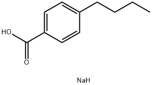 Benzoic acid, 4-butyl-, sodiuM salt Structure