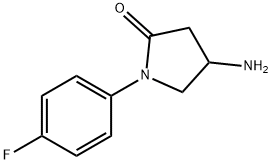 4-アミノ-1-(4-フルオロフェニル)-2-ピロリジノン HYDROCHLORIDE 化学構造式