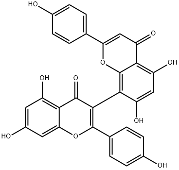 I3,II8‐ビアピゲニン 化学構造式
