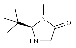 (R)-2-(叔丁基)-3-甲基-4-咪唑烷酮, 101143-56-0, 结构式