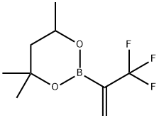 1-(三氟甲基)乙烯硼酸己醇酯,1011460-68-6,结构式