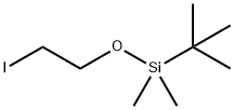 叔丁基-(2-碘乙氧基)二甲基硅烷,101166-65-8,结构式