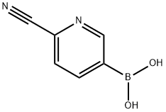 2-氰基-5-吡啶硼酸 结构式