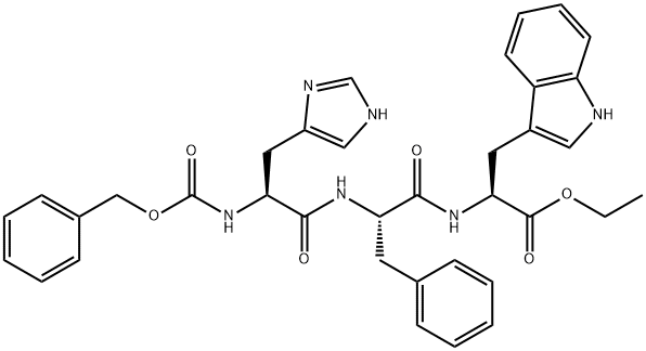 Z-HIS-PHE-TRP-OET Structure