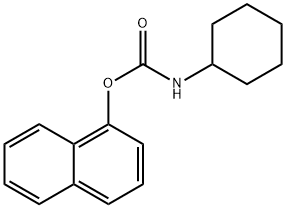 Carbamic acid, cyclohexyl-, 1-naphthalenyl ester (9CI) 结构式