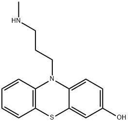 10-(3-methylaminopropyl)phenothiazin-3-ol Struktur