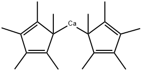 双(五甲基环戊二烯基)四氢呋喃钙 结构式