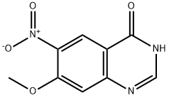4-HYDROXY-7-METHOXY-6-NITROQUINAZOLINE 化学構造式