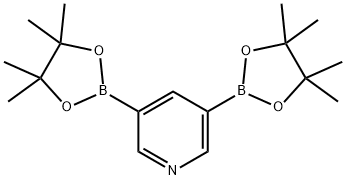 3,5-Pridine diboronic acid pinacol ester Structure