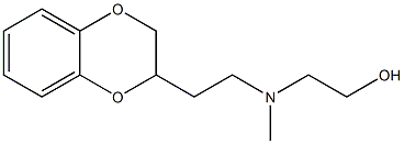2-(2-(N-(2-Hydroxyethyl)-N-methyl)aminoethyl)-1,4-benzodioxan|