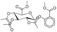 Methyl Salicylate β-D-O-Glucuronide Triacetate Methyl Ester Structure