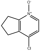 5H-Cyclopenta[b]pyridine, 4-chloro-6,7-dihydro-, 1-oxide Struktur