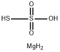 Magnesium thiosulfate hexahydrate Struktur