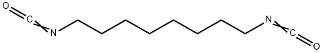 オクタメチレンジイソシアナート 化学構造式