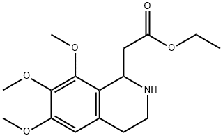 101256-77-3 1-Isoquinolineacetic  acid,1,2,3,4-tetrahydro-6,7,8-trimethoxy-,ethyl  ester