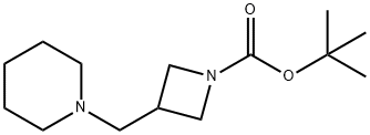 tert-butyl 3-(piperidin-1-ylMethyl)azetidine-1-carboxylate Structure