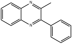 2-Phenyl-3-methylquinoxaline Structure