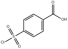 4-(CHLOROSULFONYL)BENZOIC ACID Structure