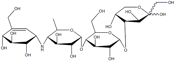 アカルボースD-フルクトース不純物 化学構造式