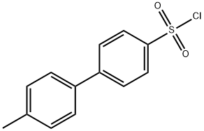 4′-メチル[1,1′-ビフェニル]-4-スルホニルクロリド 化学構造式