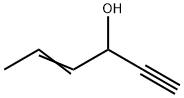 4-ヘキセン-1-イン-3-オール 化学構造式