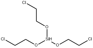 トリス(2-クロロエトキシ)シラン 化学構造式