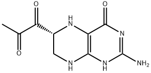 1-[(6R)-2-amino-4-oxo-5,6,7,8-tetrahydro-1H-pteridin-6-yl]propane-1,2- dione Structure