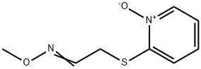 Acetaldehyde, 2-[(1-oxido-2-pyridinyl)thio]-, O-methyloxime (9CI) Struktur
