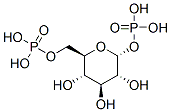 β-D-グルコピラノース1,6-ビスりん酸 化学構造式