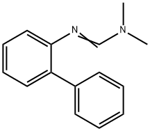Formamidine, N,N-dimethyl-N'-(2-biphenylyl)- Structure