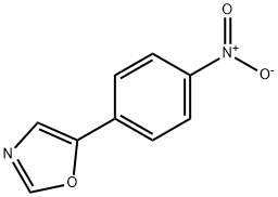 5-(4-NITROPHENYL)-1,3-OXAZOLE Struktur