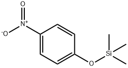 トリメチル(4-ニトロフェノキシ)シラン 化学構造式