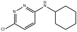 3-クロロ-6-(シクロヘキシルアミノ)ピリダジン 化学構造式