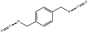 对苯二甲基二硫氰酸酯,1014-99-9,结构式