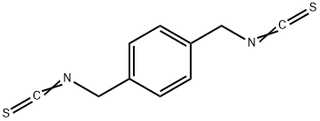 ALPHA,ALPHA'-DITHIOCYANATO-P-XYLENE Structure