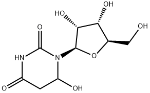 6-hydroxy-5,6-dihydrouridine Structure