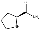 (S)-2-吡咯烷硫代甲酰胺, 101410-20-2, 结构式