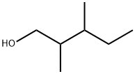2,3-ジメチル-1-ペンタノール 化学構造式