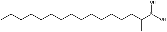 HEXADECYLBORONIC ACID,101433-38-9,结构式