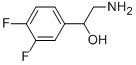 2-amino-1-(3,4-difluorophenyl)ethanol Structure