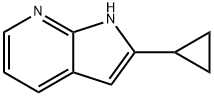 2-环丙基-1H-吡咯并[2,3-B]吡啶, 1014613-50-3, 结构式