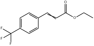 2-Propenoic acid, 3-[4-(trifluoromethyl)phenyl]-, ethyl ester Structure