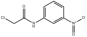 N-クロロアセチル-3-ニトロアニリン 化学構造式
