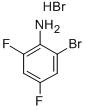 2-ブロモ-4,6-ジフルオロアニリン臭化水素酸塩 化学構造式