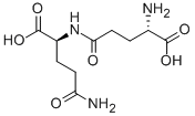 H-GAMMA-GLU-GLN-OH Structure