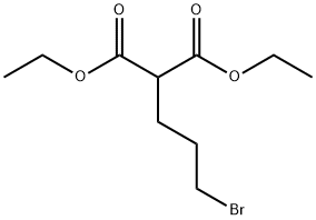 3-ブロモプロピルマロン酸ジエチル 化学構造式