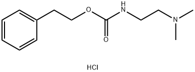 CARBAMIC ACID, (2-(DIMETHYLAMINO)ETHYL)-, PHENETHYL ESTER, MONOHYDROCH LORIDE Struktur